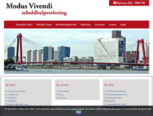 Tablet Screenshot of modusvivendi.nl