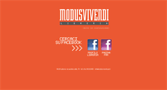 Desktop Screenshot of modusvivendi.pa.it