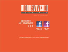 Tablet Screenshot of modusvivendi.pa.it